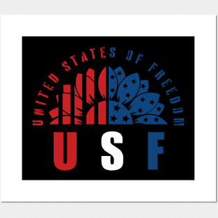 United States of Freedom Posters and Art